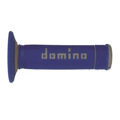 DOMINO OFF ROAD X-TREME GRIPS BLUE-GREY CLOSED D 22 MM L 118 MM A19041C5248