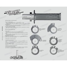 CIRCUIT EQUIPMENT PUÑOS CIRCUIT KIRA LOCK ON GRIS  MA01623A