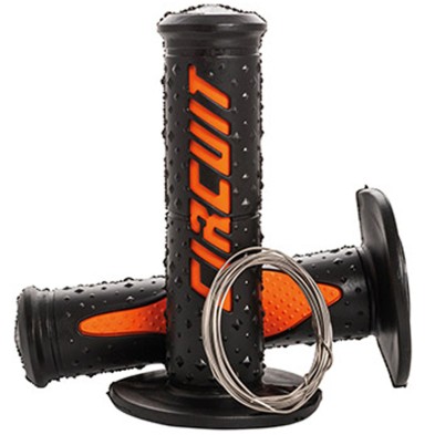 CIRCUIT EQUIPMENT CIRCUIT ELEKTRA GRIPS BLACK-ORANGE MA008219