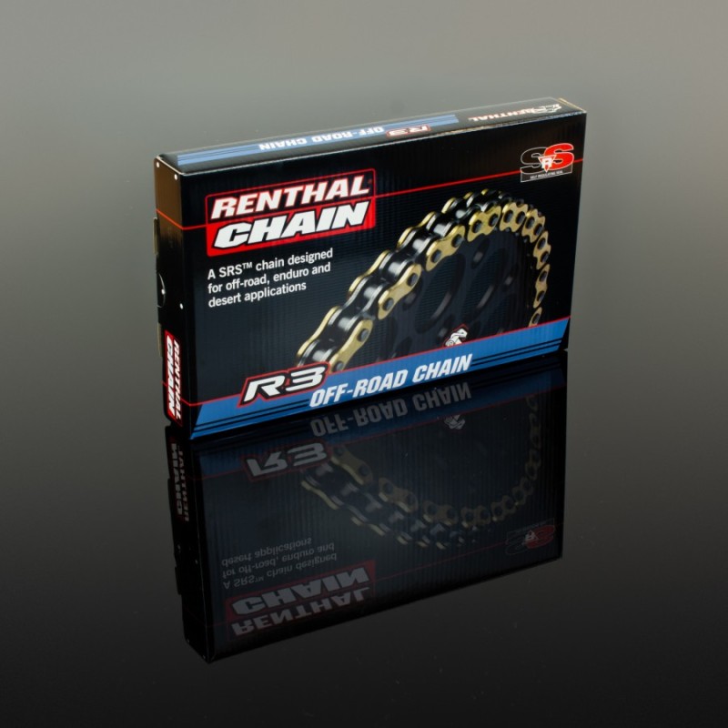 RENTHAL CADENA R3-3 520 OFF-ROAD SRS CON RETENES  120 C416