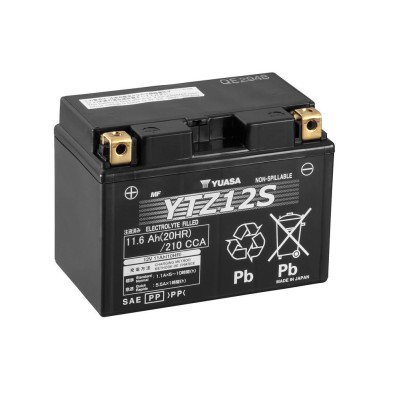 YUASA YTZ12S WET BATTERY