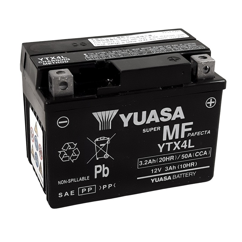 YUASA YTX4L WET BATERIA