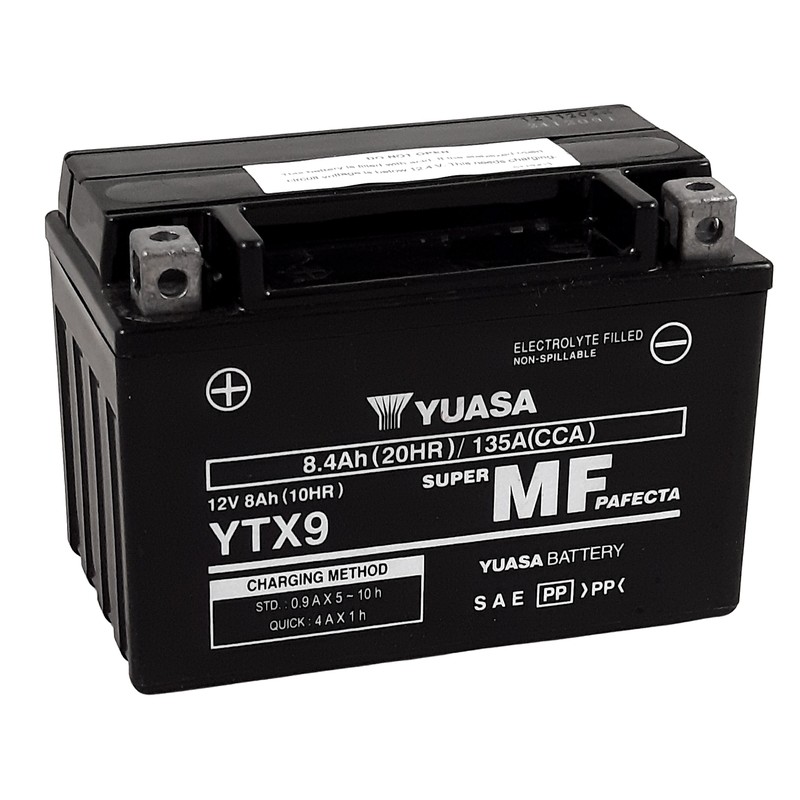 YUASA YTX9 WET BATTERY