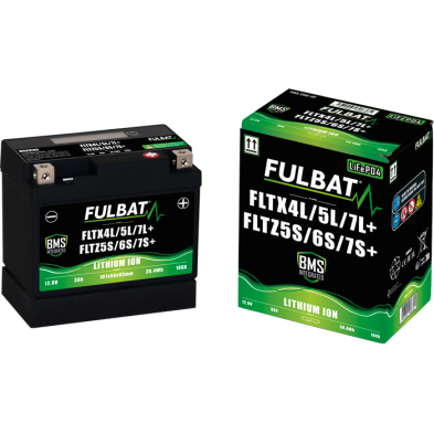 FULBAT LITHIUM BATTERY FLTX4L/5L/7L+ - FLTZ5S/6S/7S+