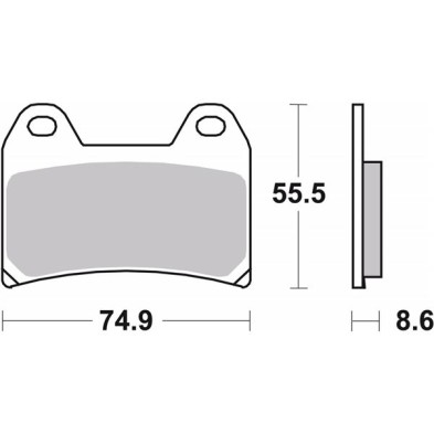 BREMBO BRAKE PAD 07BB19LA