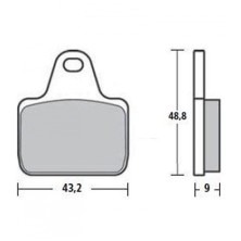 BREMBO BRAKE PAD Z04 107A48604