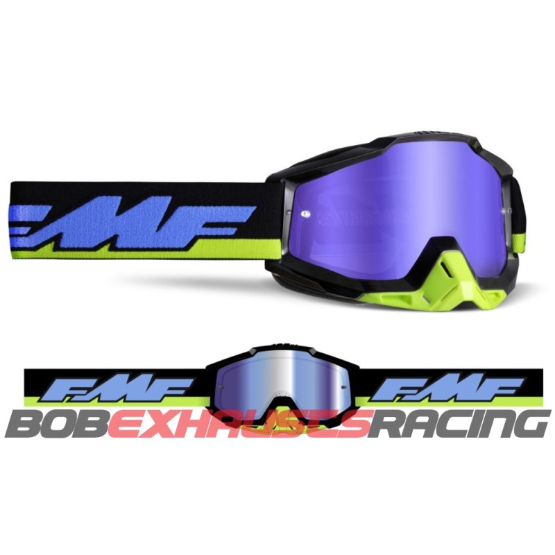 FMF GAFAS POWERBOMB TALLADEGA ESPEJO AZUL