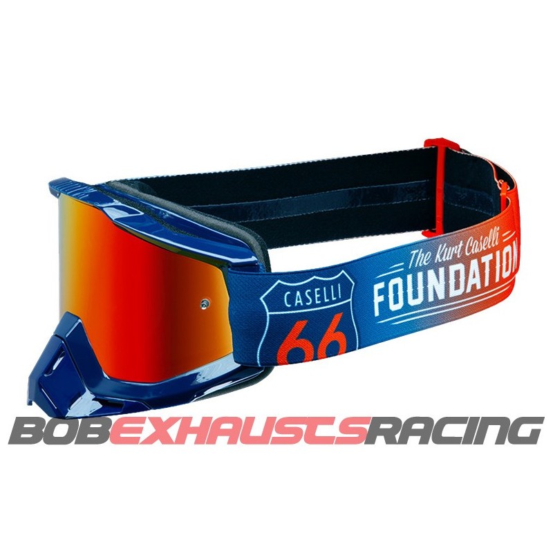 FMF GAFAS  POWERBOMB LE CASELLI - ESPEJO ROJO