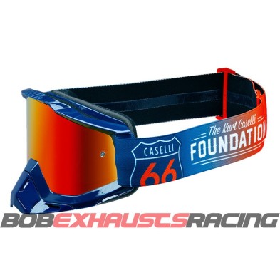 FMF GAFAS  POWERBOMB LE CASELLI - ESPEJO ROJO