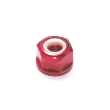 Tuerca autoblocante M10 X1,25 Ergal - 0011M10125ROS / ROJO