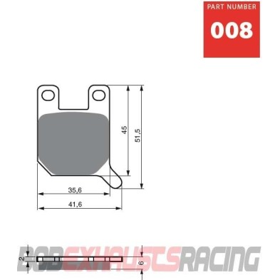 GOLDFREN PASTILLA FRENO AD - 008