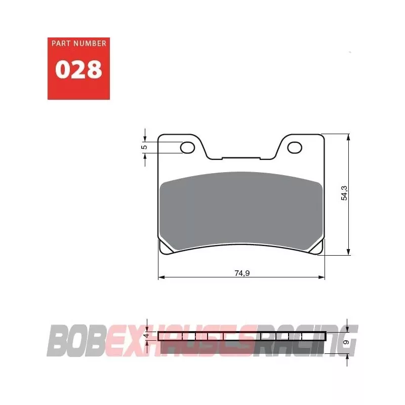 GOLDFREN PASTILLA FRENO S3 RACING - 028