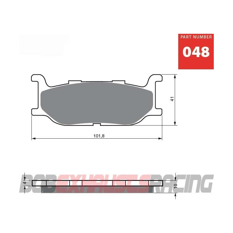 GOLDFREN BRAKE PADS S3 RACING - 048