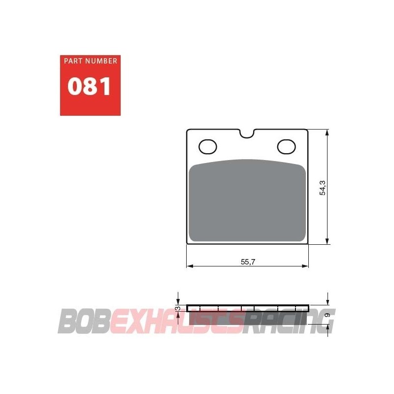 GOLDFREN BRAKE PADS S3 RACING - 081