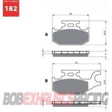 GOLDFREN PASTILLA FRENO S3 RACING - 182