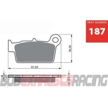 GOLDFREN PASTILLA FRENO S3 RACING - 187