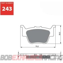 GOLDFREN PASTILLA FRENO S3 RACING - 243